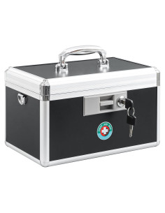 Caja de Seguridad para Medicamentos KYODOLED Negra 31x20.8x19.8 cm