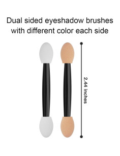 Aplicadores de Sombra de Ojos Desechables Cuttte 120 PCS 2