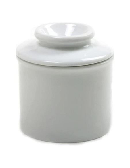Conservador de Mantequilla Norpro de Porcelana Blanca 1 Barra