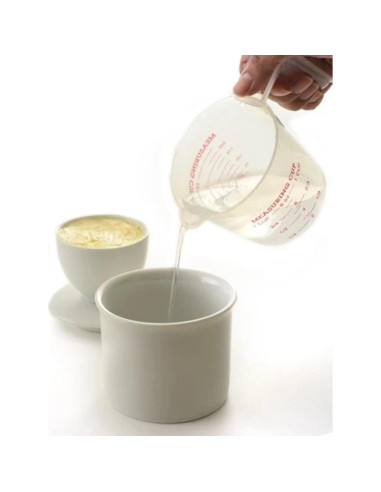 Conservador de Mantequilla Norpro de Porcelana Blanca 1 Barra