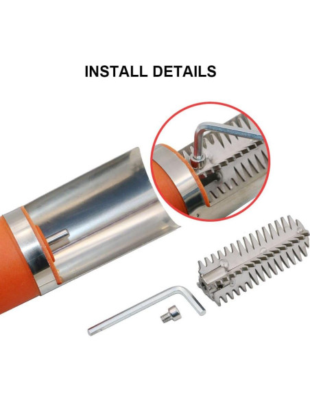 Removedor de Escamas de Pescado Eléctrico Speder 72W Impermeable