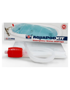 Bolsa de Almacenamiento de Agua de Emergencia AquaPod 2.0 - 246 a 378 L - Hecho en EE. UU.