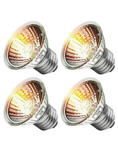 Bombillas de Calor UVA 75W Lachesan para Reptiles - Paquete de 4