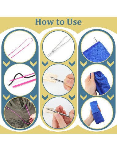 Juego de Herramientas para Enhebrar Cuerdas SINSETU 17 Piezas