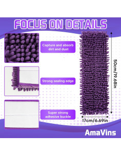 Paquete de 2 Almohadillas Microfibra Reutilizables Bona 46 cm 2