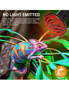 Paquete de 2 Bombillas de Calor Cerámicas 150W para Reptiles 2