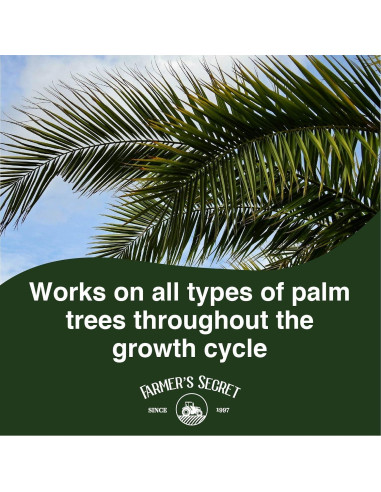 Fertilizante Booster para Palmeras Farmer's Secret 227g - Fórmula 4-15-12