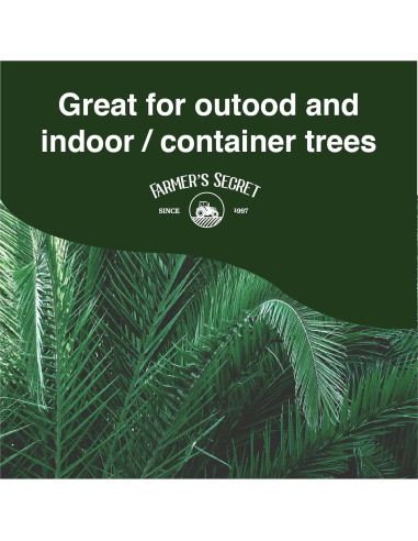 Fertilizante Booster para Palmeras Farmer's Secret 227g - Fórmula 4-15-12