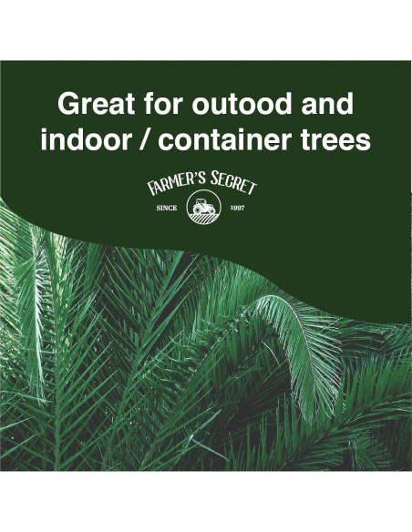 Fertilizante Booster para Palmeras Farmer's Secret 227g - Fórmula 4-15-12
