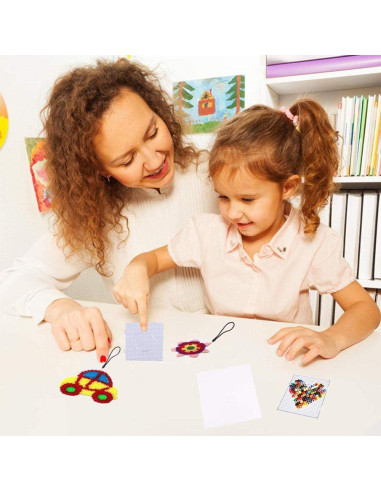 Tableros de Perlas Fuse Egosky 6Pcs 14.5x14.5cm Transparentes