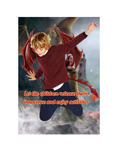 Alas de Dragón Demonio NewL para Niños 60 cm - Halloween