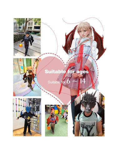 Alas de Dragón Demonio NewL para Niños 60 cm - Halloween