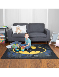 Alfombra de Área Antideslizante Franco Kids Room 175x132 cm Batman 2