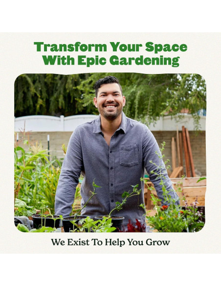 Bandeja de Inicio de Semillas Epic Gardening - 6 Celdas Reutilizables