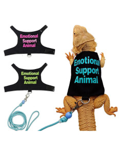 Arnés Ajustable para Lagartos HOKABLE - Azul, 11.5-20 cm