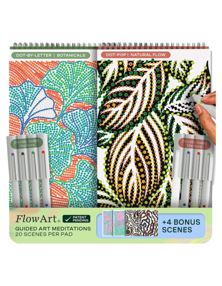 Cuadernos de Actividades FlowArt Lifelines 2-Pack - Meditaciones de Arte
