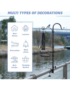 Alimentador de Aves Colgante MIXXIDEA 81.5 cm con Fuente 2