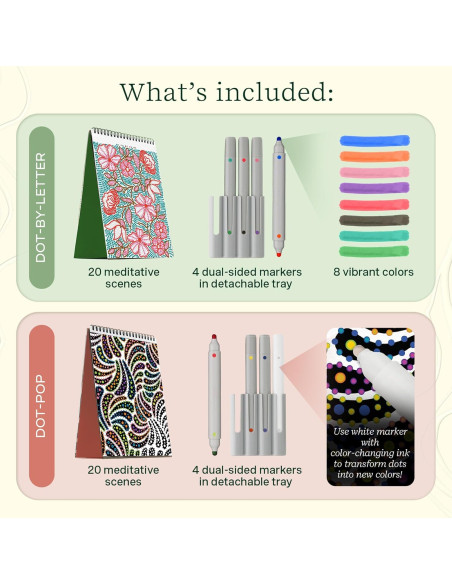 Cuadernos de Actividades FlowArt Lifelines 2-Pack - Meditaciones de Arte