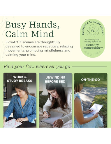 Cuadernos de Actividades FlowArt Lifelines 2-Pack - Meditaciones de Arte