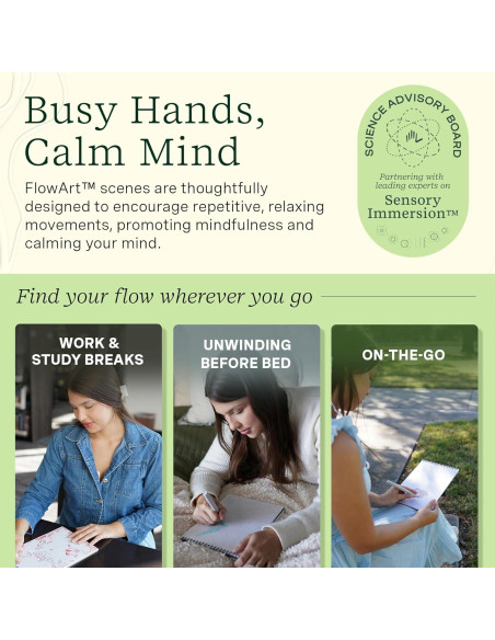 Cuadernos de Actividades FlowArt Lifelines 2-Pack - Meditaciones de Arte