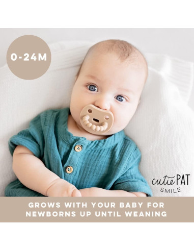 Chupete y Mordedor Ortodóntico Ryan & Rose Duna - 100% Silicona