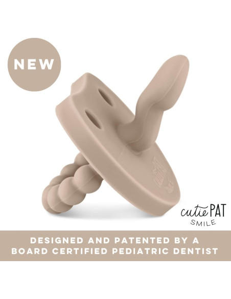 Chupete y Mordedor Ortodóntico Ryan & Rose Duna - 100% Silicona