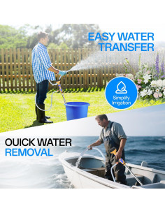 Bomba de Transferencia de Agua Inalámbrica Funnywhale 20V 720GPH 2