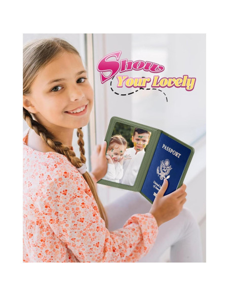 Porta Pasaporte y Etiqueta de Equipaje Slohif Dinosaurio Niños