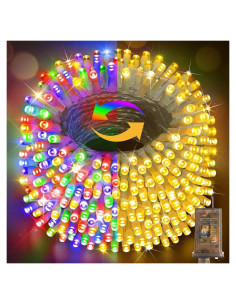 Luces de Navidad 1000 LED Hezbjiti 403FT IP44 Multicolor
