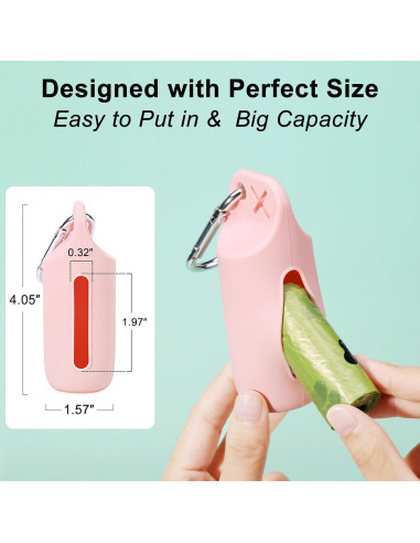 Dispensador de bolsas de excremento para perro USHARP azul