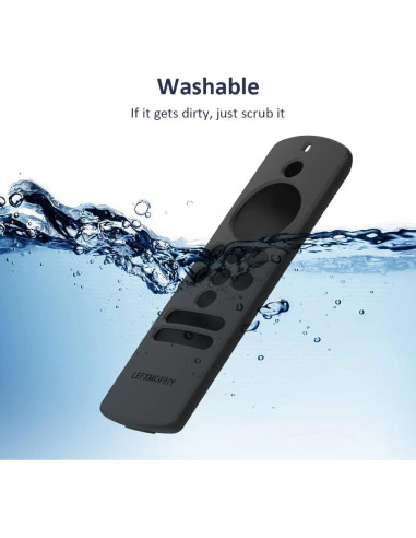 Funda de Silicona LEFXOMPHY para Control Remoto Alexa Lite 2022 Verde