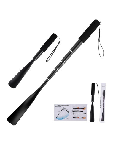 Calzador Retráctil JJDPARTS de Aluminio 36.8-94 cm Negro