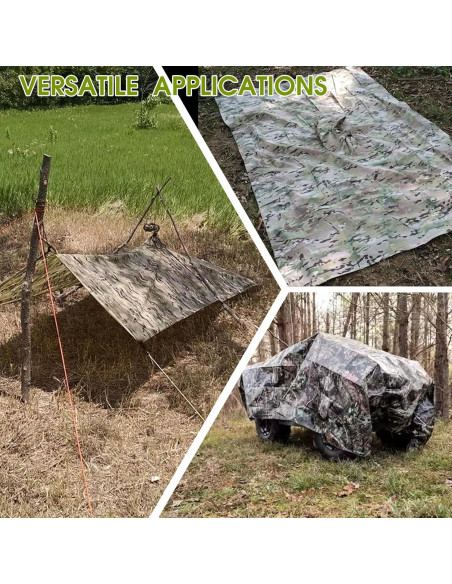 Poncho de Lluvia Camohute Multicam Impermeable Extra Grande