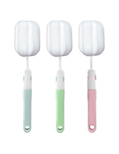 Cepillos de Botellas de Esponja INVODA 3 Piezas 29.5x6 cm