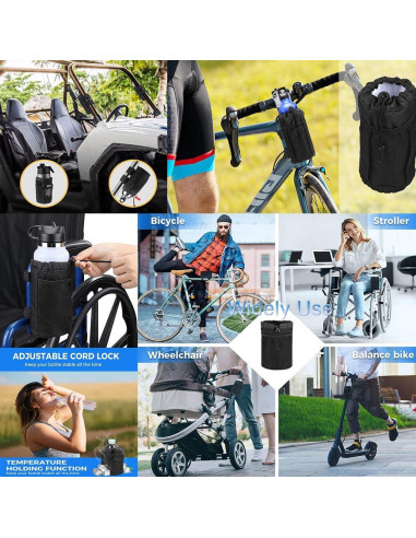 Soporte para Taza y Botella LNtech Negro Universal 1 Pieza