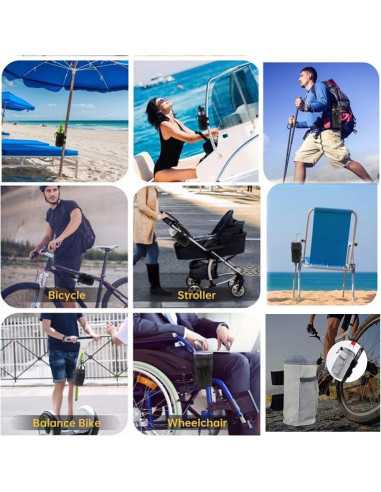 Soporte para Taza y Botella LNtech Negro Universal 1 Pieza