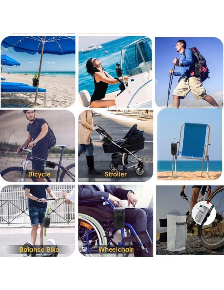 Soporte para Taza y Botella LNtech Negro Universal 1 Pieza