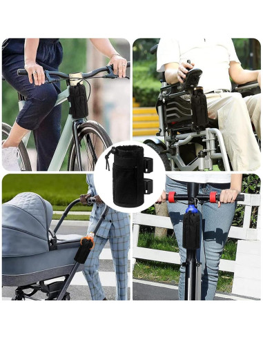 Soporte para Taza y Botella LNtech Negro Universal 1 Pieza