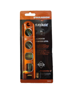 Nivel Torpedo Magnético Swanson TL041M 15 cm Naranja 2