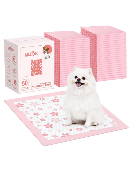 Almohadillas para Cachorros MIZOK 56x56cm Rosa 50 Cuentas