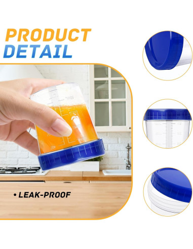 Paquete de 40 Contenedores Rectangulares 4oz Qyyiguf con Tapa