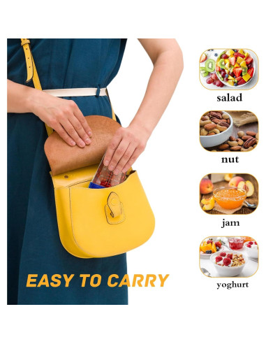 Paquete de 40 Contenedores Rectangulares 4oz Qyyiguf con Tapa