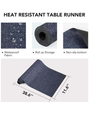 Camino de Mesa Yeload 30x100 cm Protector Calor Impermeable