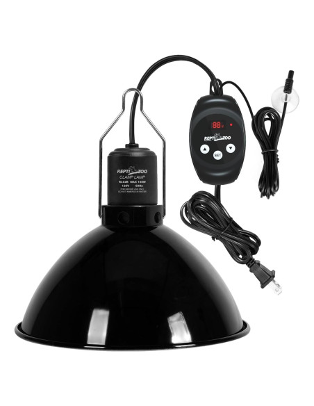 Lámpara de Reptiles REPTIZOO con Termostato Regulable 150W