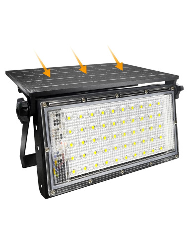 Luces de Inundación Solares CREATESTAR 50W con Control Remoto