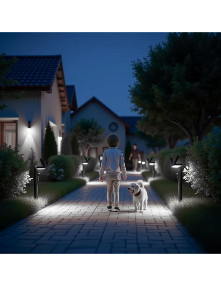 Luces de Inundación Solares CREATESTAR 50W con Control Remoto