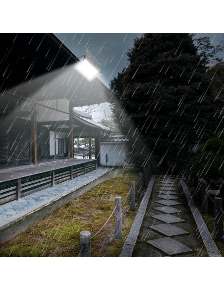 Luces de Inundación Solares CREATESTAR 50W con Control Remoto