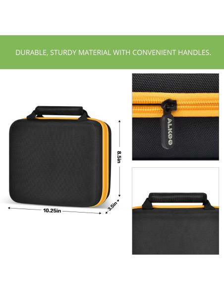 Caja de Almacenamiento para Baterías Dewalt 20V/60V - Amarillo