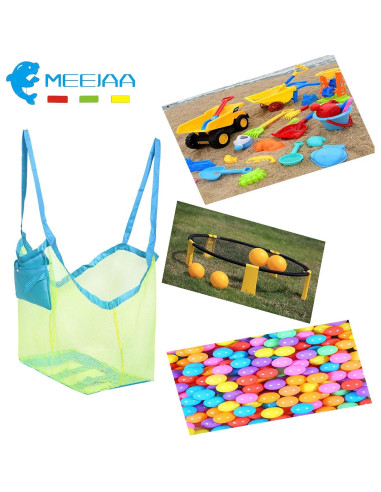 Bolsa de Playa de Malla Meejaa Grande Plegable 45.72x30.48cm