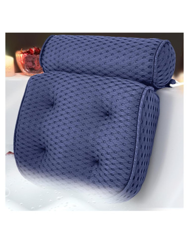 Almohada de Baño AEROiVi de Malla Espaciadora - Soporte Cabeza y Cuello